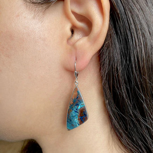 Ethereal Blue: Shattuckite Stone Jewelry